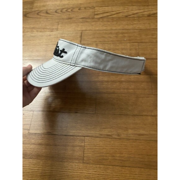 Titleist PRO V1 Luxury Golf Visor White Embroidered Adjustable Hat Cap Gorpcore - Picture 5 of 6